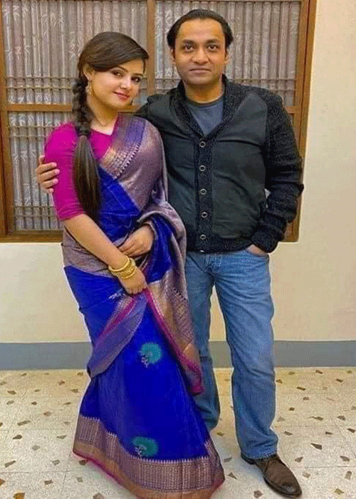 Musarat Jahan Munia with Anvir